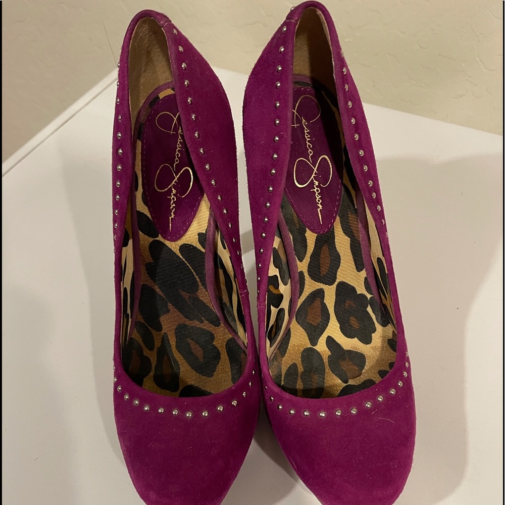 👠Jessica Simpson leather pumps👠